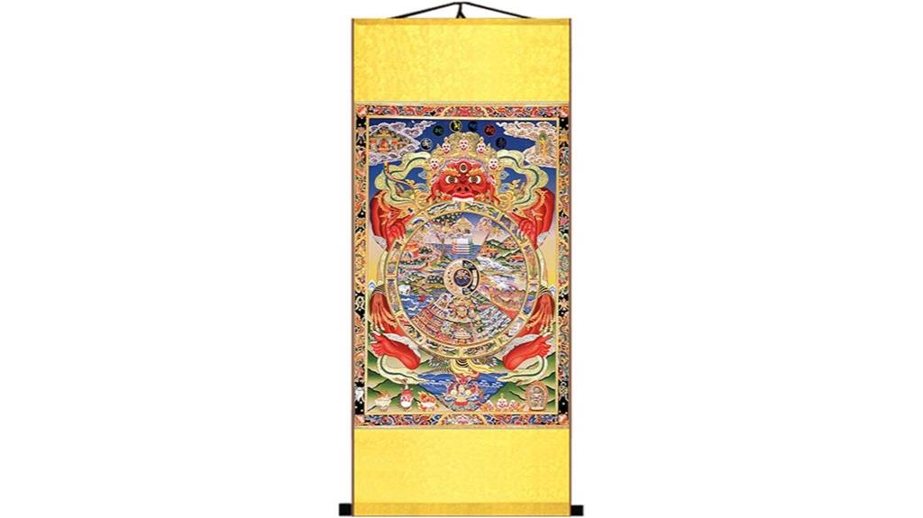 tibetan buddhist wall art
