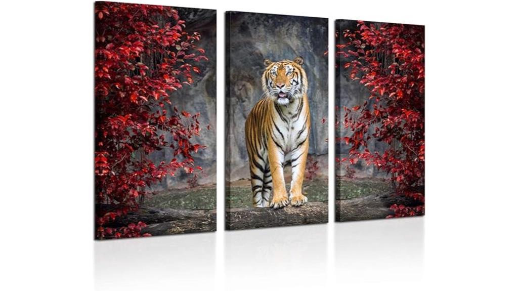 tiger animal canvas art