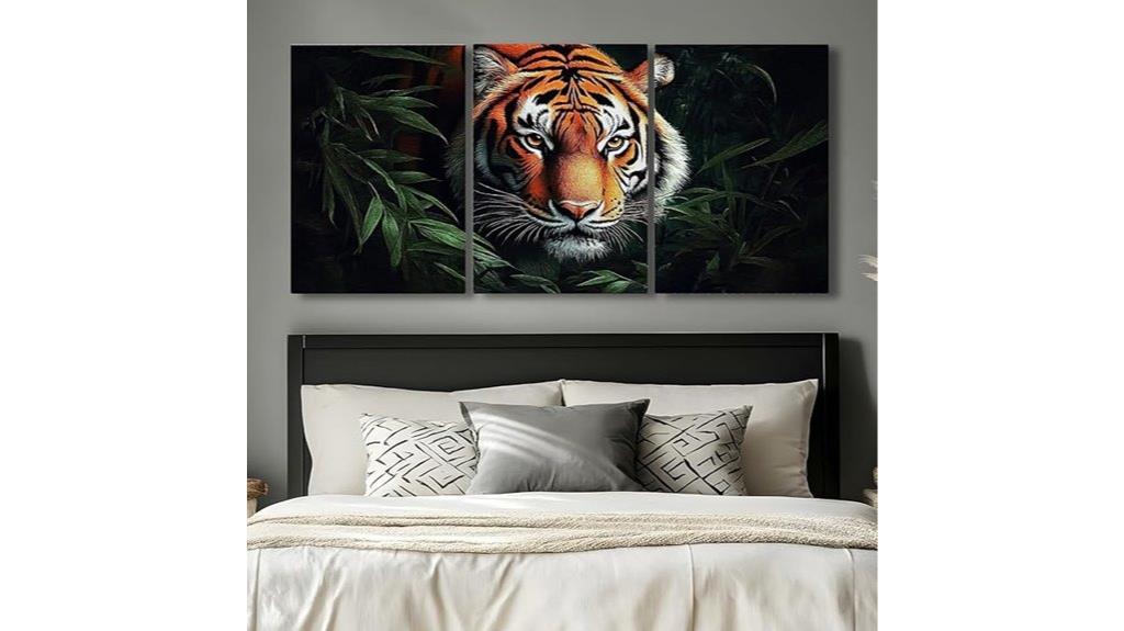 tiger canvas wall art