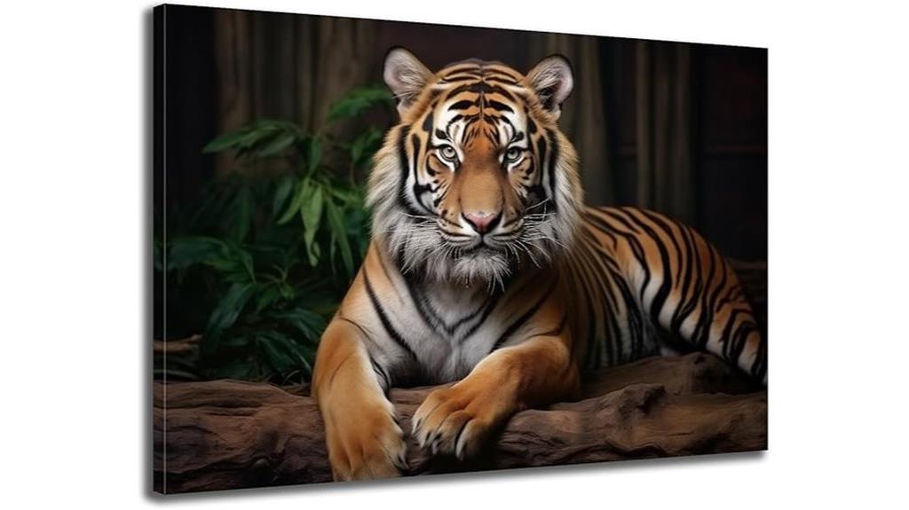 tiger wall art print