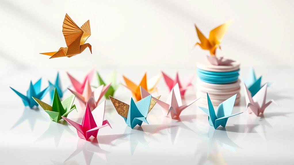 top crane origami sets