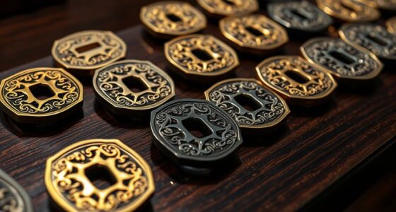 top decorative tsuba displays