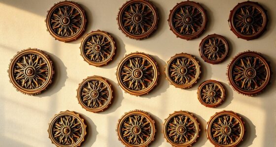 top dharma wheel wall decor