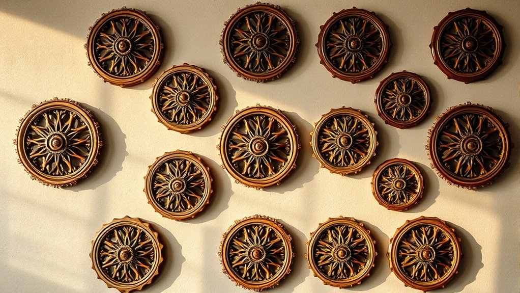 top dharma wheel wall decor