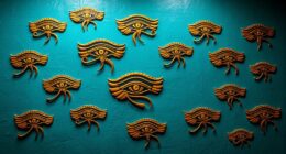 top eye of horus wall decals