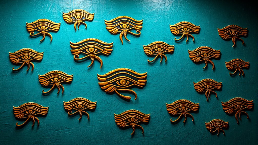 top eye of horus wall decals