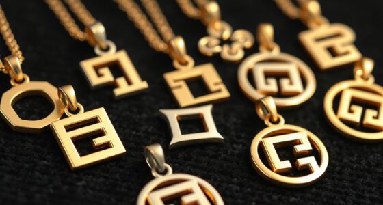 top greek theta pendant styles