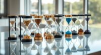 top hourglass desk decor