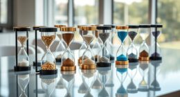 top hourglass desk decor
