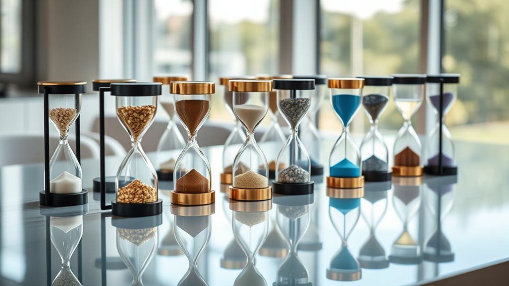 top hourglass desk decor