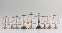 top justice scale statue sets