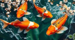 top koi fish wall scrolls