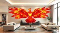 top large phoenix wall decals