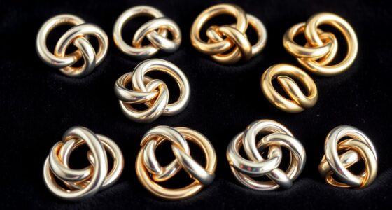 top lover s knot puzzle rings