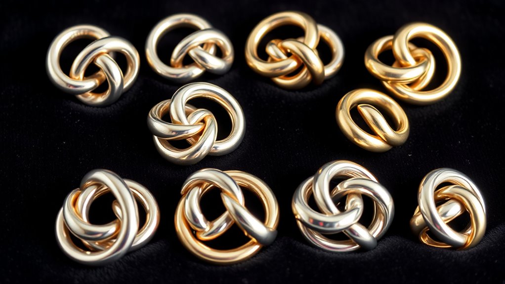 top lover s knot puzzle rings
