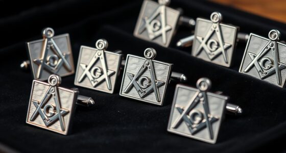 top masonic cufflink styles