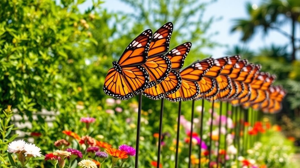 top monarch butterfly garden flags