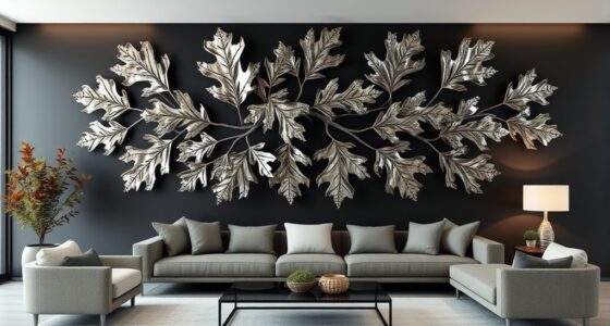 top oak leaf wall art