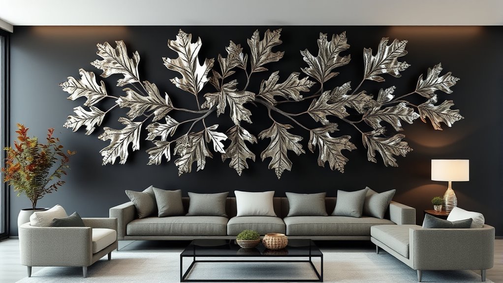 top oak leaf wall art
