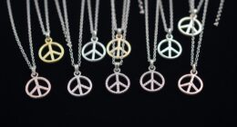 top peace sterling necklaces