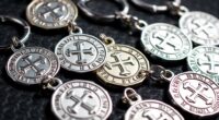 top saint benedict medal keychains
