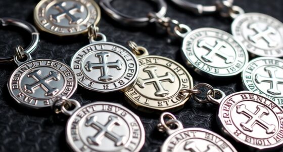 top saint benedict medal keychains