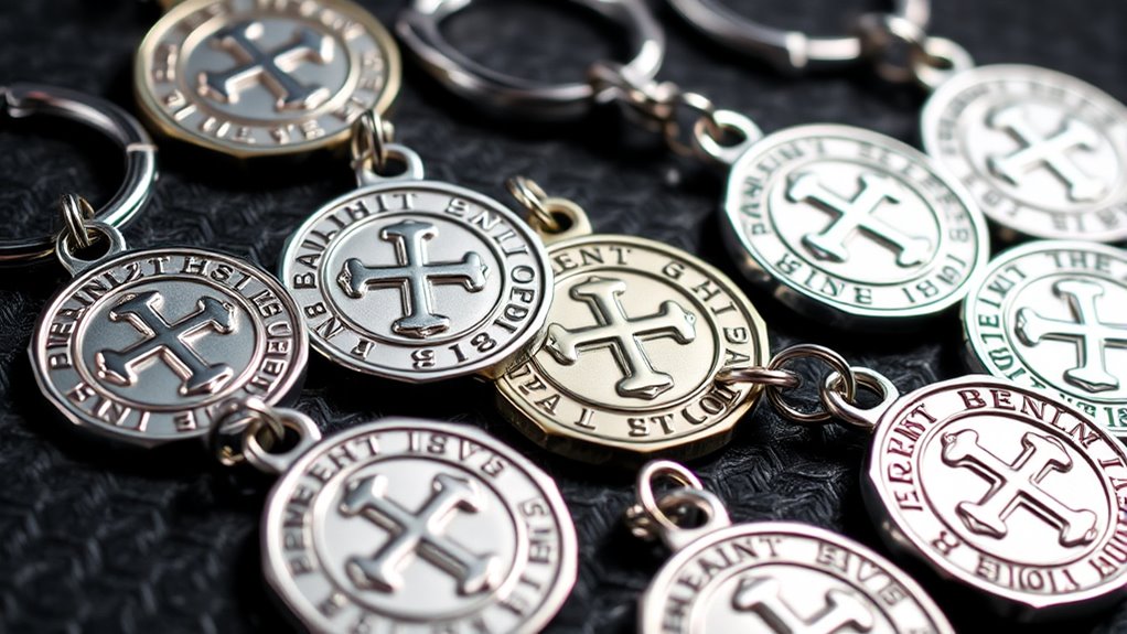 top saint benedict medal keychains
