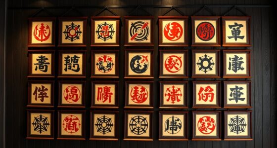 top samurai family crest scrolls