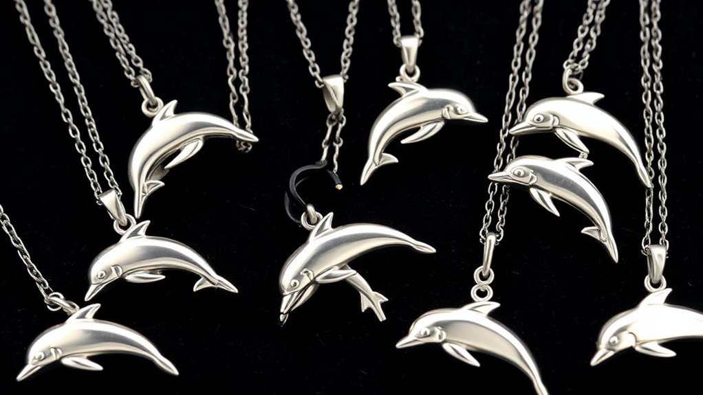 top sterling dolphin necklace selection