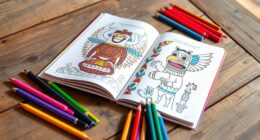 top totem pole coloring book