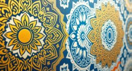 top wall mandala stencils