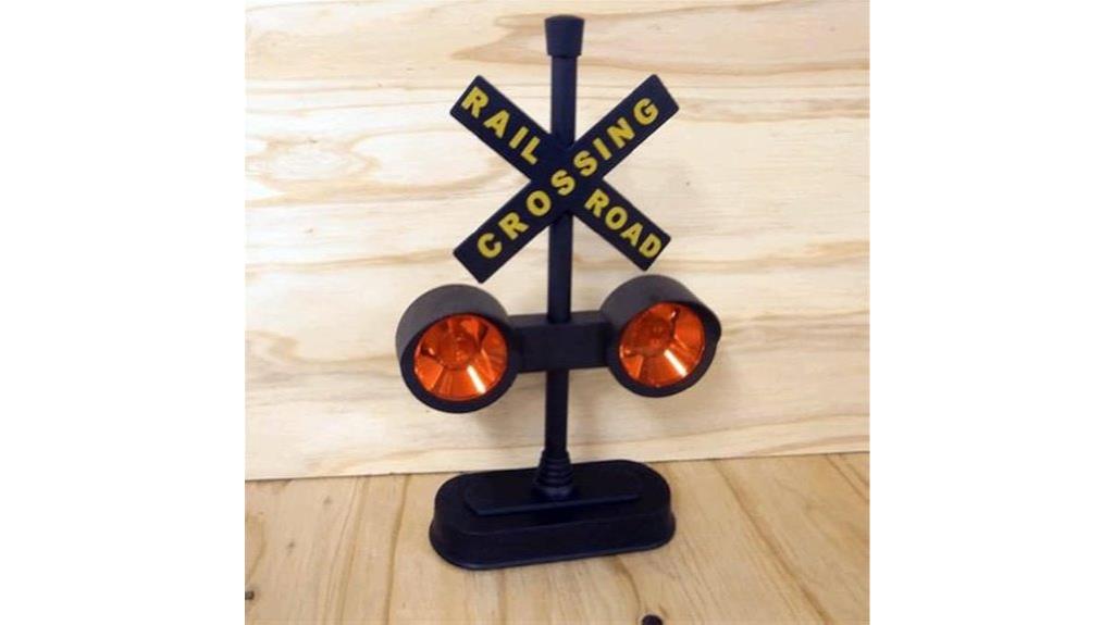 train crossing warning sign