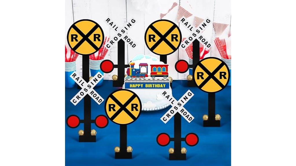 train themed birthday party decorations
