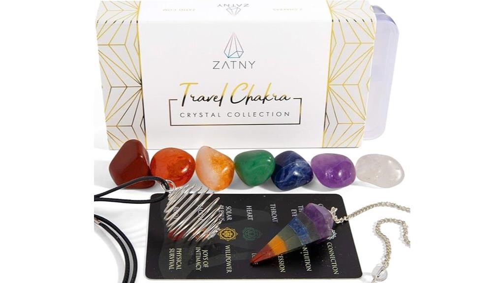 travel chakra crystal collection