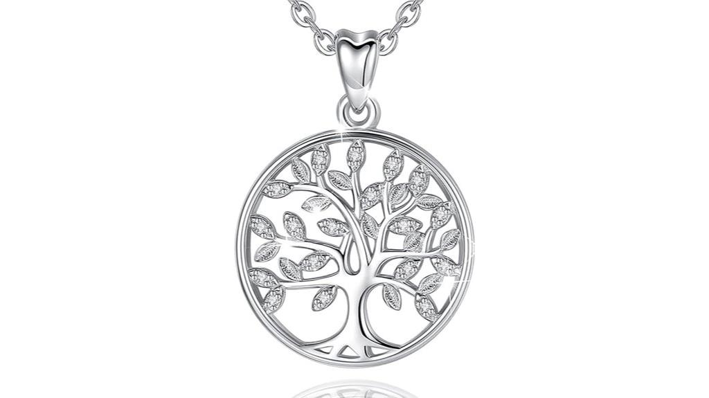 tree of life sterling necklace