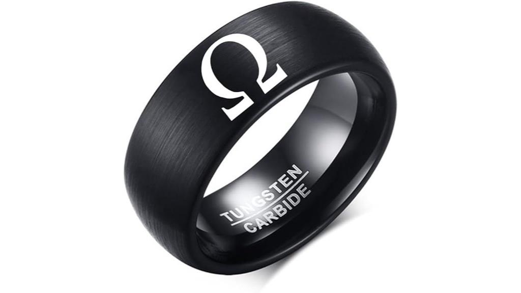 tungsten carbide omega ring