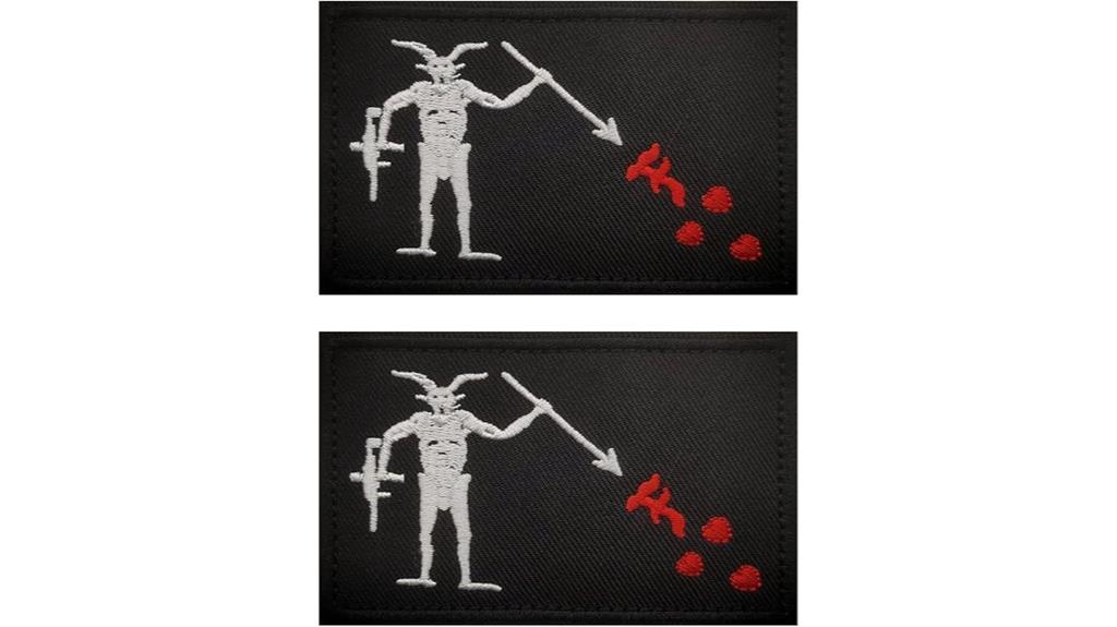 two blackbeard patches
