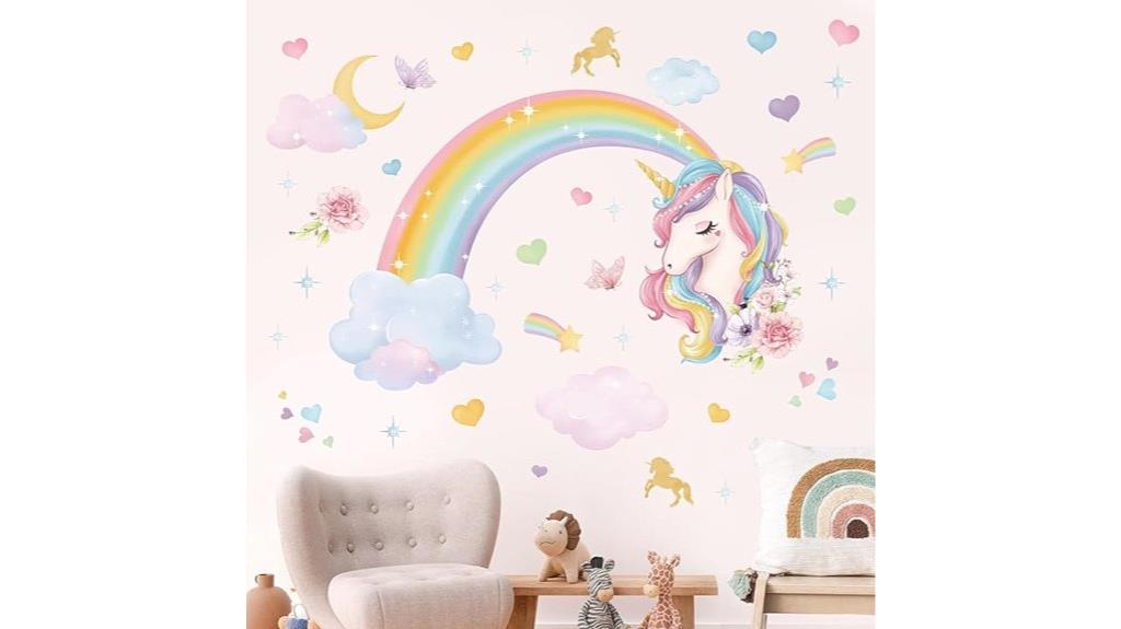 unicorn cloud bedroom decor