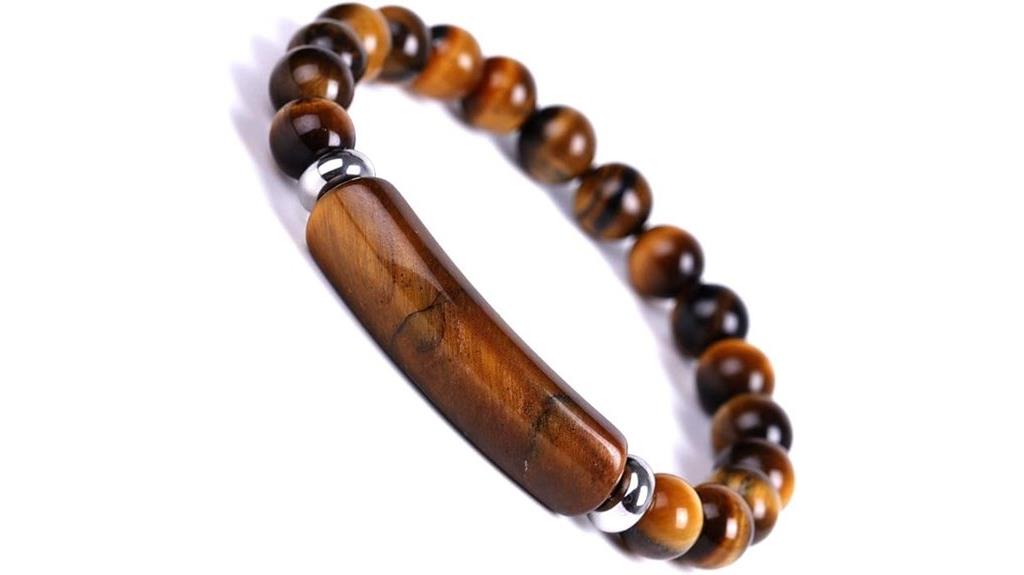 unisex gemstone crystal bracelet