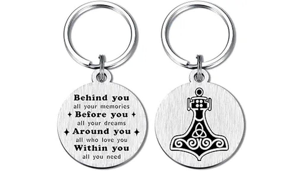 viking symbolism keychain accessory