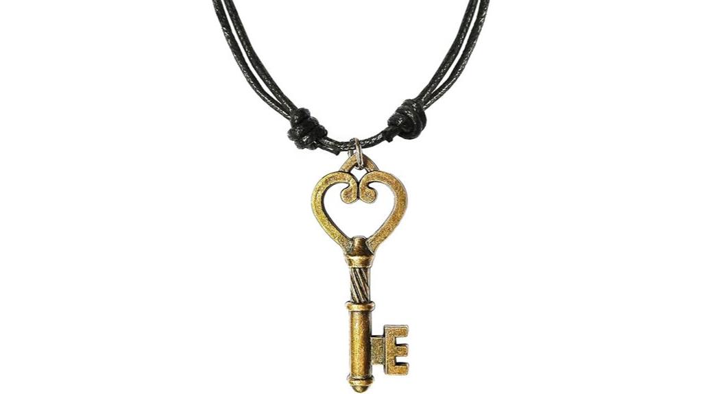 vintage bronze skeleton key