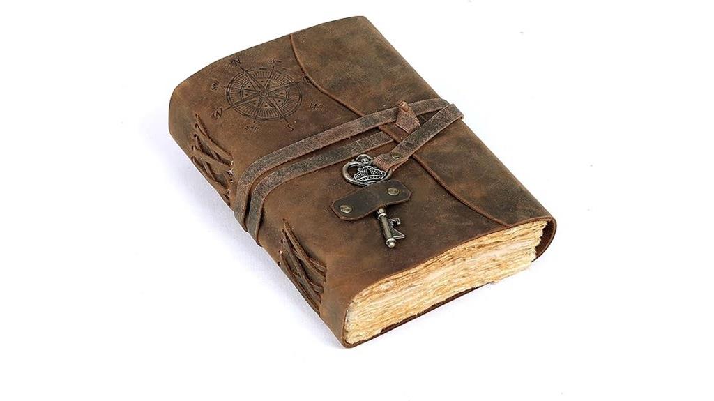 vintage leather journal
