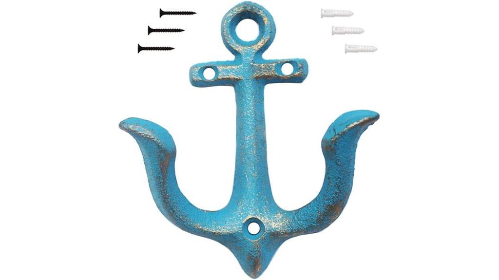 vintage nautical anchor hooks