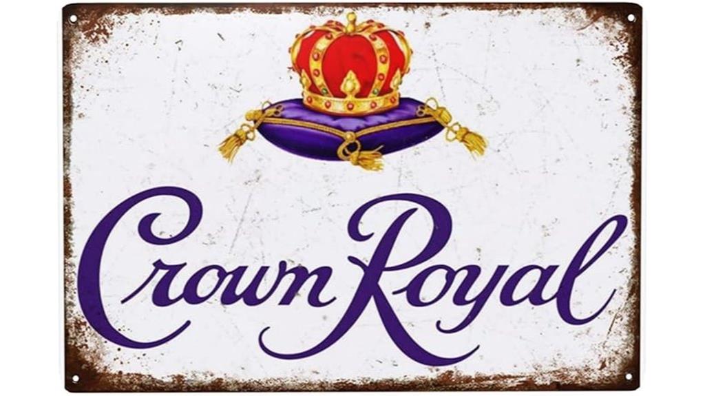 vintage royal crown sign