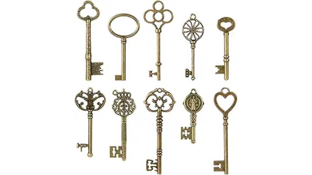 vintage skeleton key collection