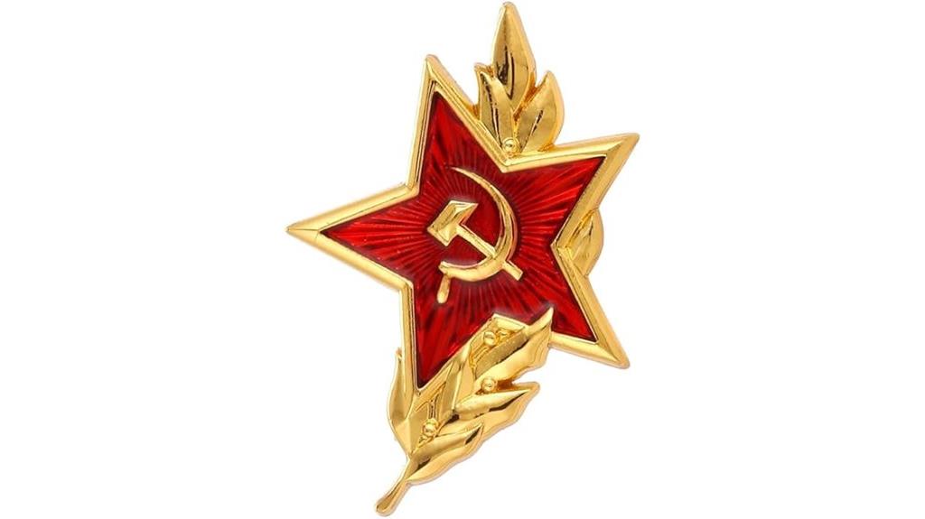 vintage soviet emblem pin