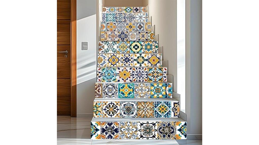 vintage stair riser stickers