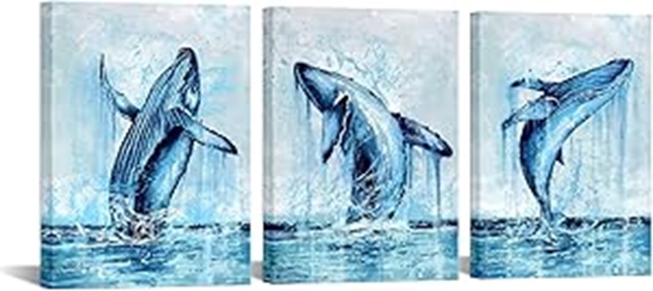 whale wall art prints