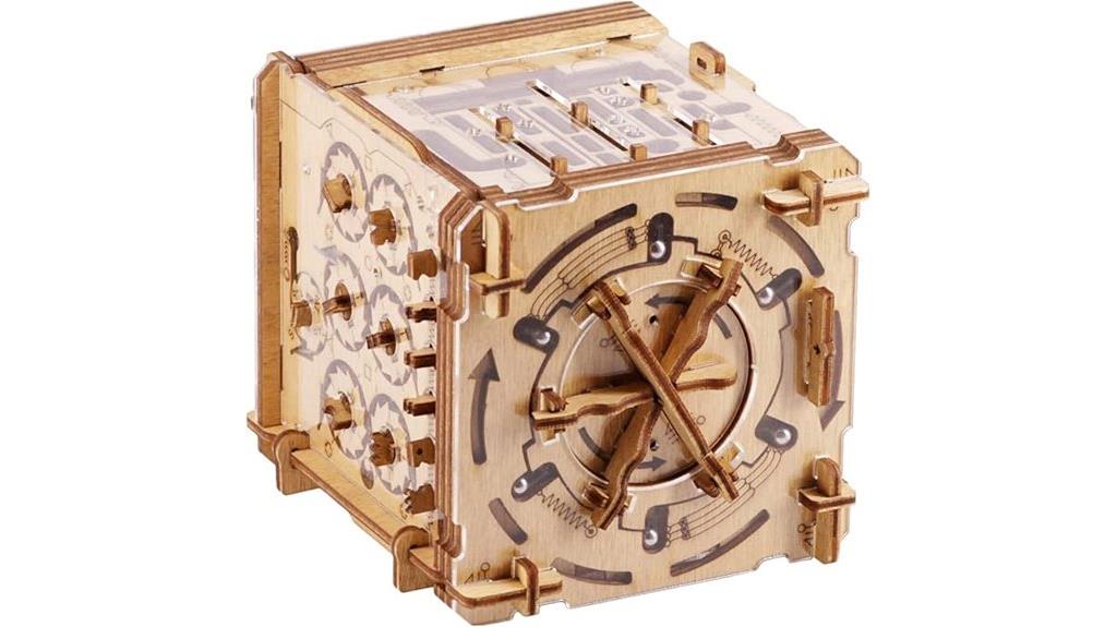 wooden 3d puzzle box