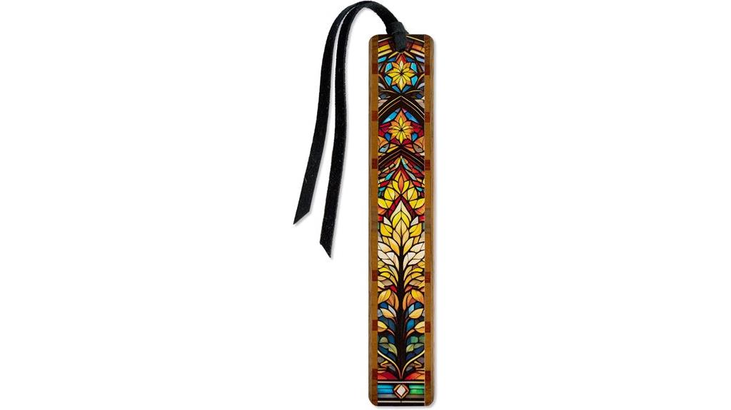 wooden bookmark with tassel